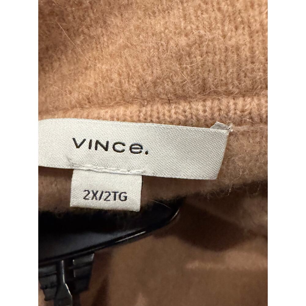 VINCE Wool-Alpaca Blend Knit Cardigan Coat - Size 2XL - Picture 6 of 10